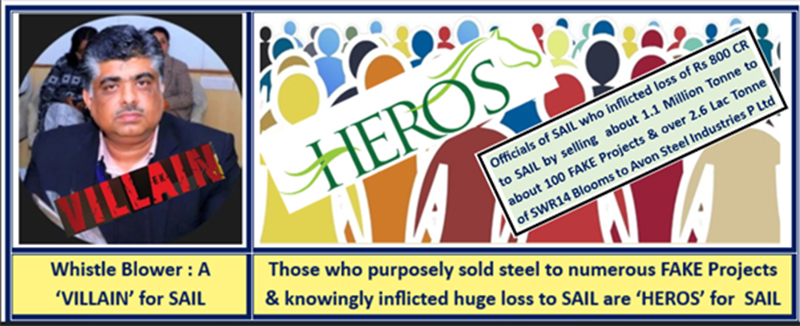 SAIL on rampage, murders honesty, corporate governance accountability, transparency, ethics, morality, and human values, none spared