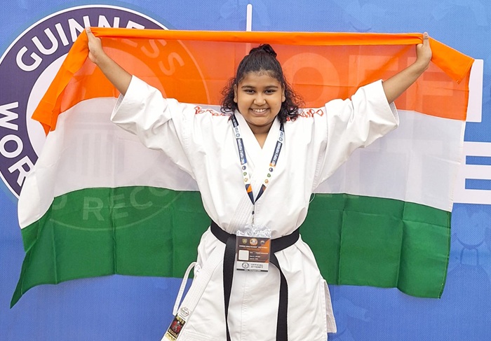 Pankhudi does her Alma Mater proud being part of Guinness World Record