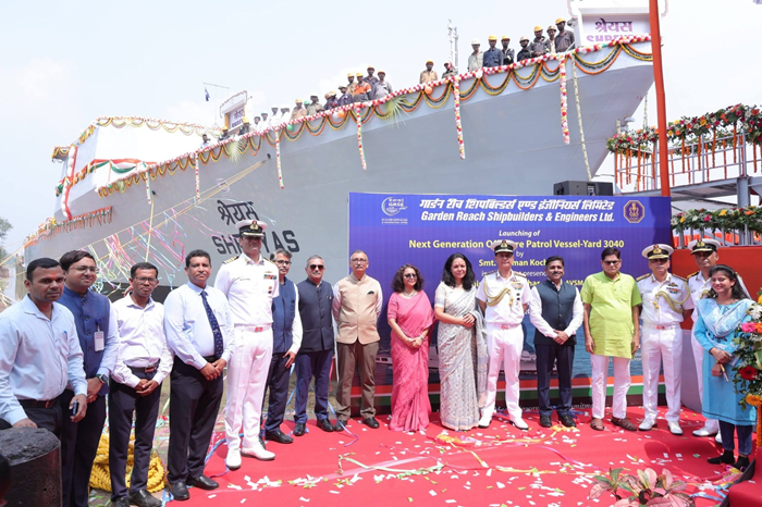 From ‘Sanghmitra’ to ‘Shreyas’: GRSE marks third NGOPV launch in under five months