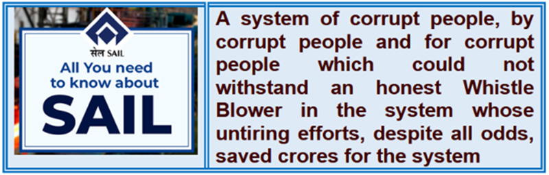 SAIL PROJECT SCAM: Dark, Dirty and Dubious reality of a Corrupt System